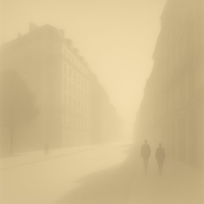 Monochrome Gradient Minimalism Art Style Style Transfer Example