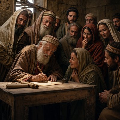 “And he asked for a writing table, and wrote, saying, His name is John. And they marvelled all.” (Luke 1:63, KJV)
