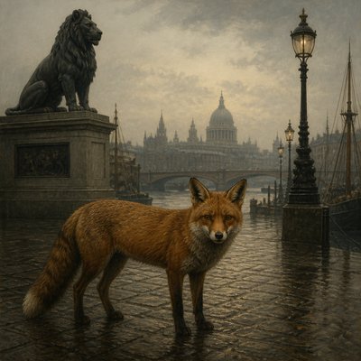 animal standing in natural pose — London Art Style