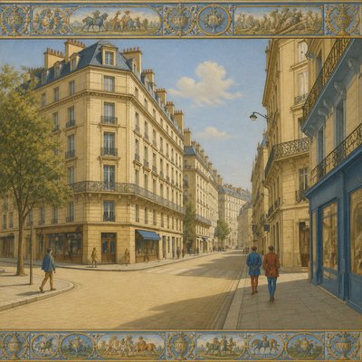 Urbino Art Style Style Transfer Example