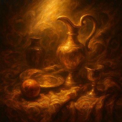 still life with everyday objects