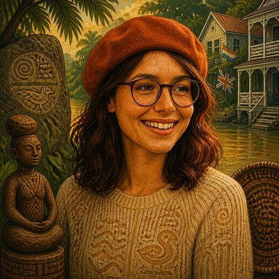Guyanese Art Style Style Transfer Example
