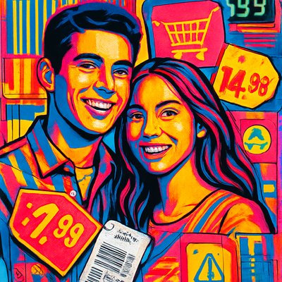 portrait of two people together