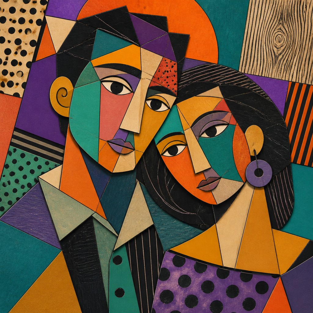portrait of two people together