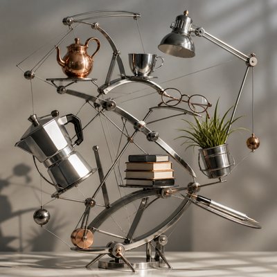 still life with everyday objects