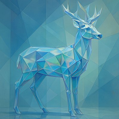 animal standing in natural pose