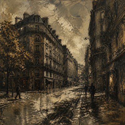 Ashcan School Art Style Style Transfer Example