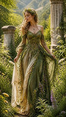 full-length portrait of an elegant figure