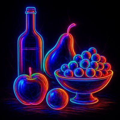 Neon Outline Style preview 3