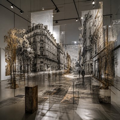 Installation Art Style Style Transfer Example