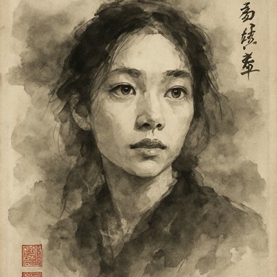 portrait of a person with expressive eyes