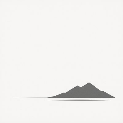 serene landscape with mountains and water