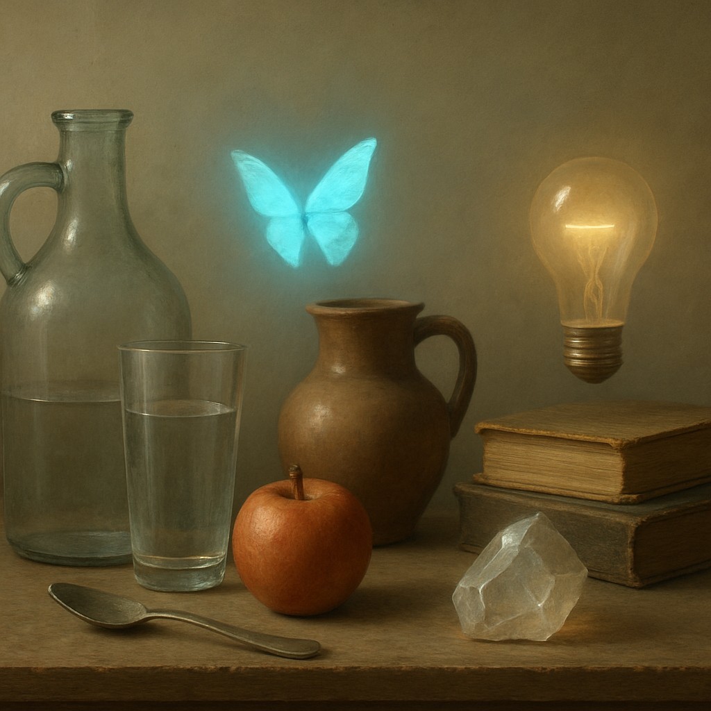 still life with everyday objects