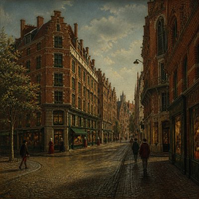 Bruges Art Style Style Transfer Example