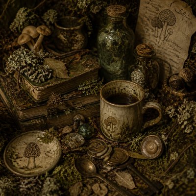 still life with everyday objects