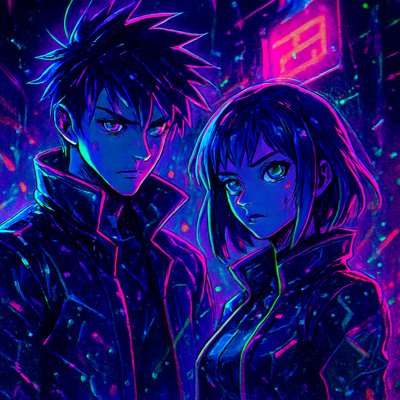 portrait of two people together