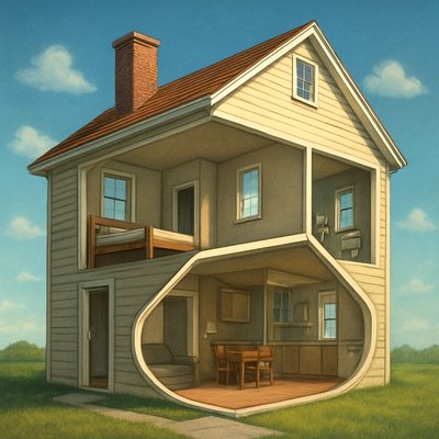house with front view