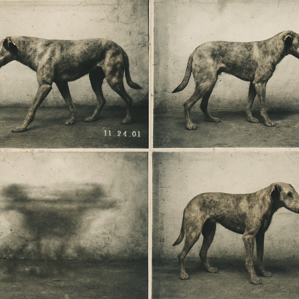 animal standing in natural pose