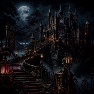 majestic castle on a hilltop