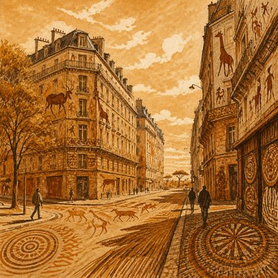 Botswanan Art Style Style Transfer Example