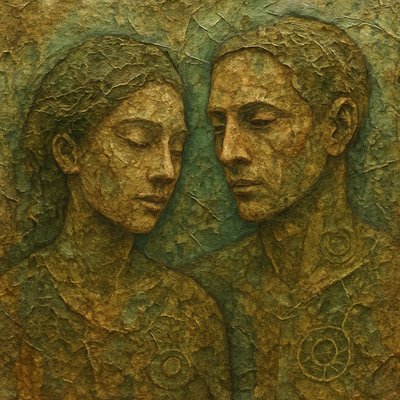 portrait of two people together