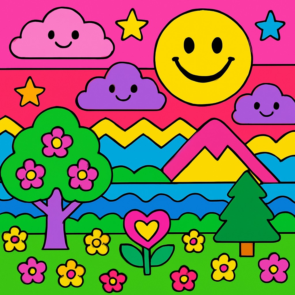 wide landscape with natural scenery