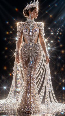 full-length portrait of an elegant figure