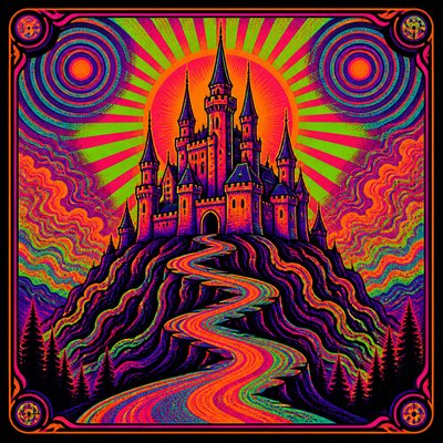 majestic castle on a hilltop