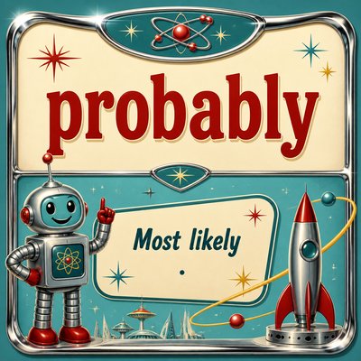 Please create a flashcard for the spelling word: "probably" and it's definition: "Most likely
."

