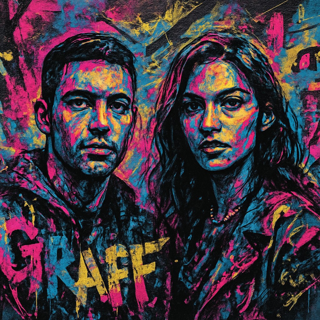 portrait of two people together