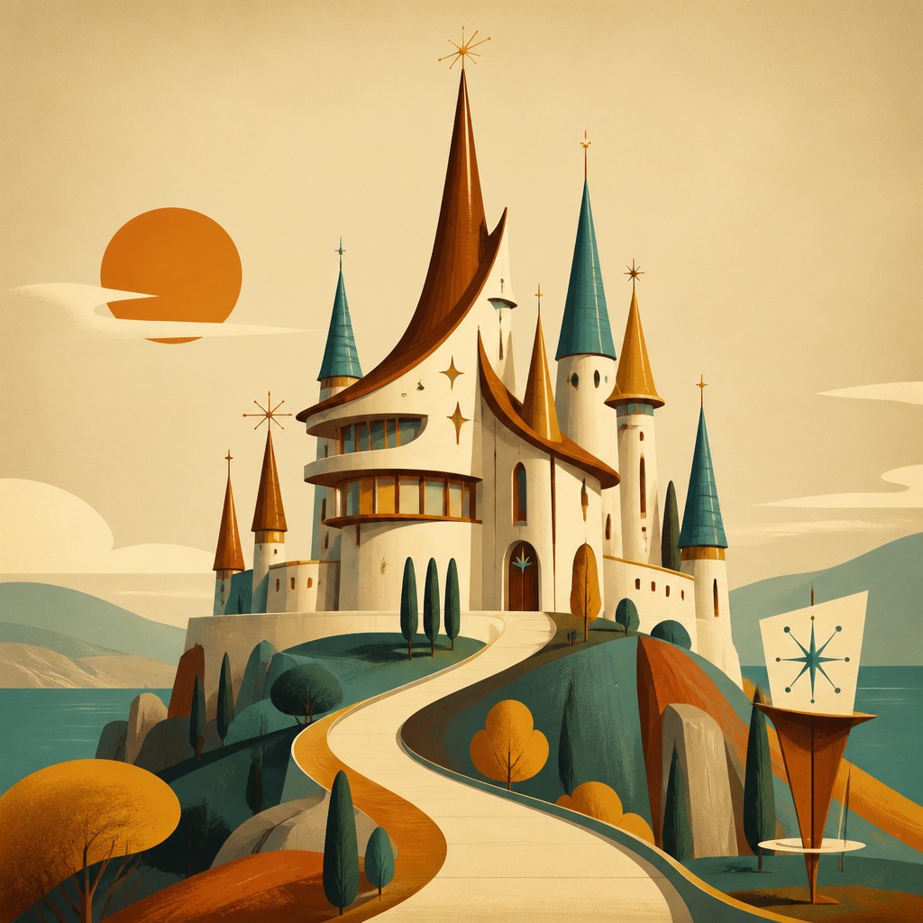 majestic castle on a hilltop