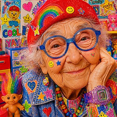 close-up portrait of an elderly person with expressive weathered features