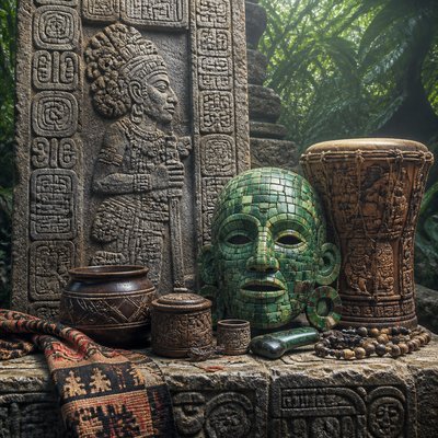 still life with everyday objects — Belizean Art Style