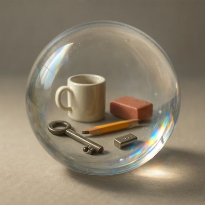 still life with everyday objects