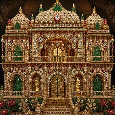 house with front view — Mughal Jewelry Design