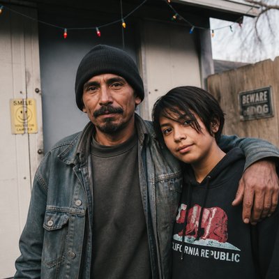 portrait of two people together — Documentary Photography Style