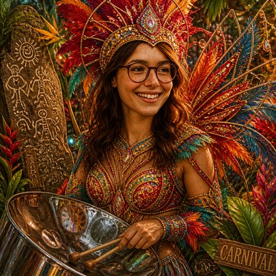 Trinidadian Art Style Style Transfer Example