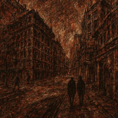 Industrial Despair Expressionism Art Style Style Transfer Example