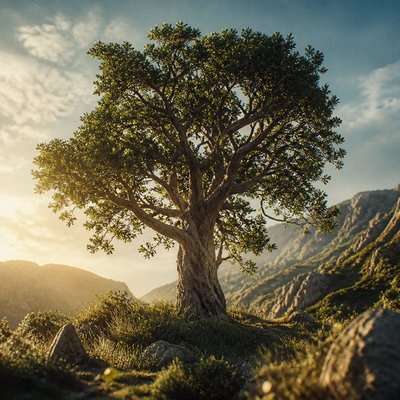 a tree in nature