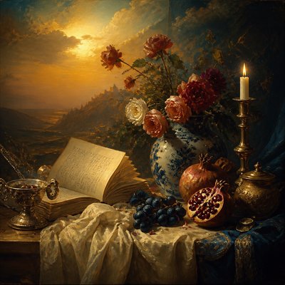 still life with everyday objects