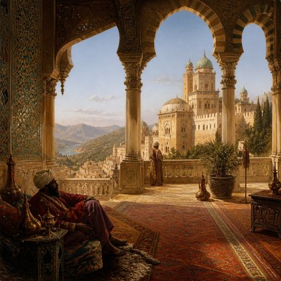majestic castle on a hilltop
