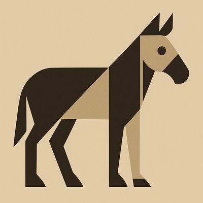 animal standing in natural pose