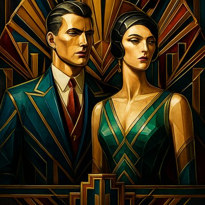 portrait of two people together