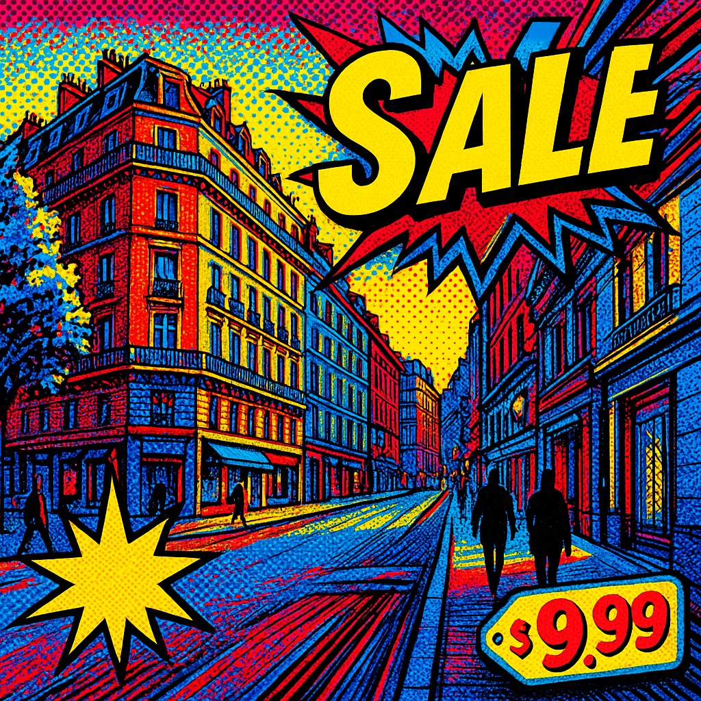 Advertisement Pop Art Style Style Transfer Example