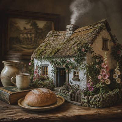 still life with everyday objects — Cottage Vernacular Architecture