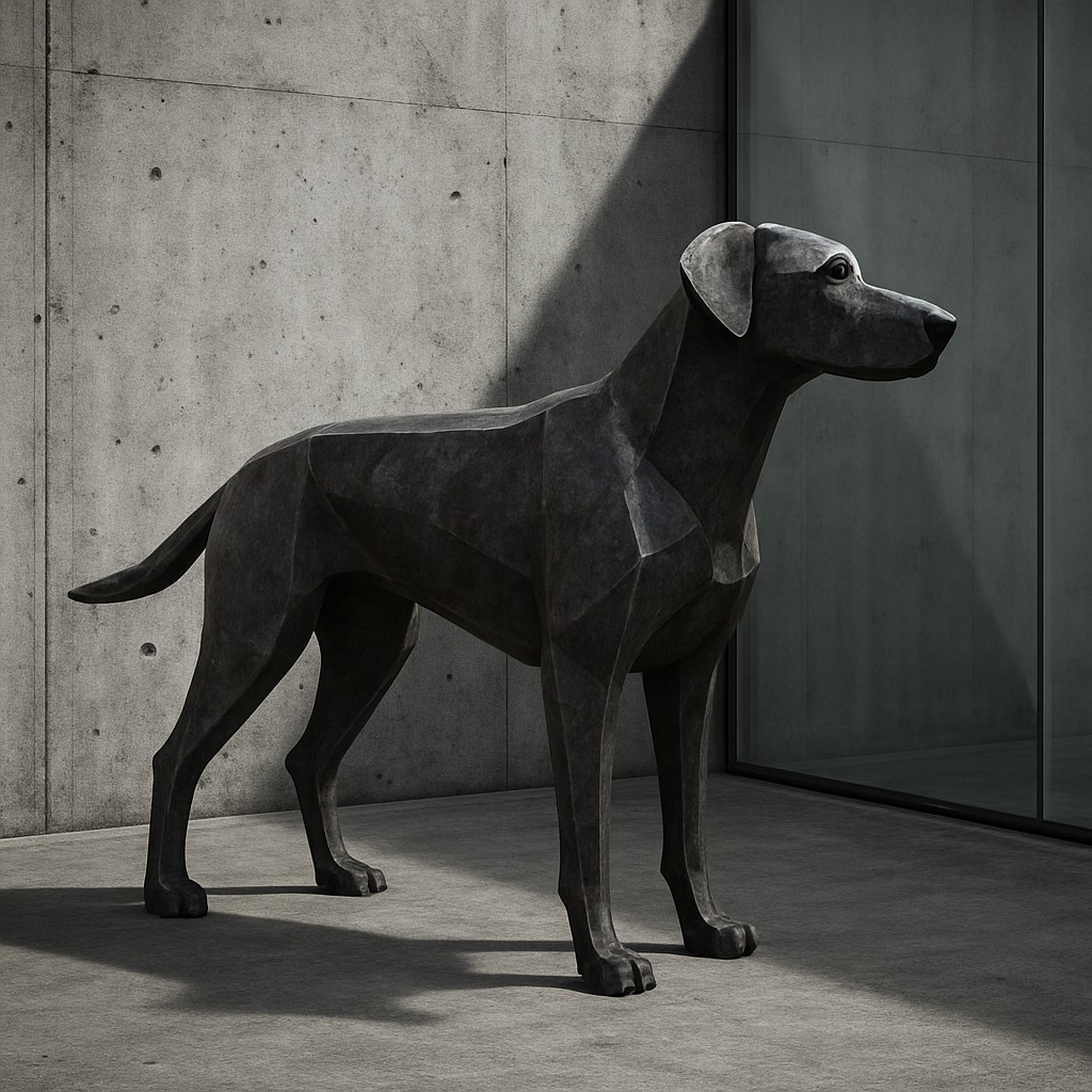 animal standing in natural pose