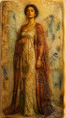 full-length portrait of an elegant figure