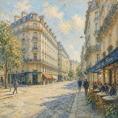 French Art Style Style Transfer Example