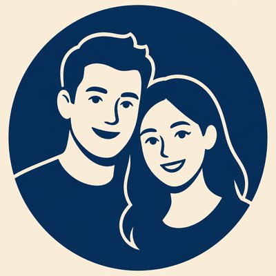portrait of two people together