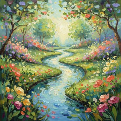 And a river went out of Eden to water the garden; and from thence it was parted, and became into four heads. 
(Genesis 2:10 KJV)
